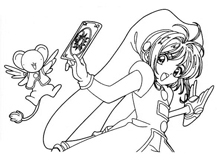 Cardcaptor Sakura Coloring Page